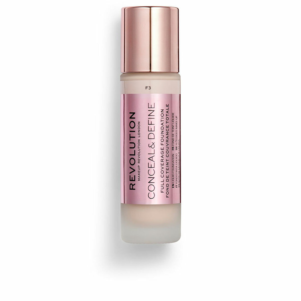 Flytende Sminke-base Revolution Make Up Conceal Define F3 23 ml